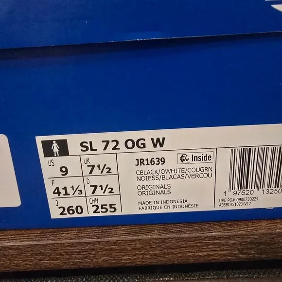 Adidas Originals Women's SL 72 OG Sneakers Cow Print JR1639 Size 9 US NEW - Picture 10 of 14